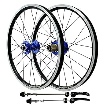 専用20インチ406　F74mm　R135mm　ホイール　クイックリリースセット Amazon.co.jp: 自転車ホイール 20