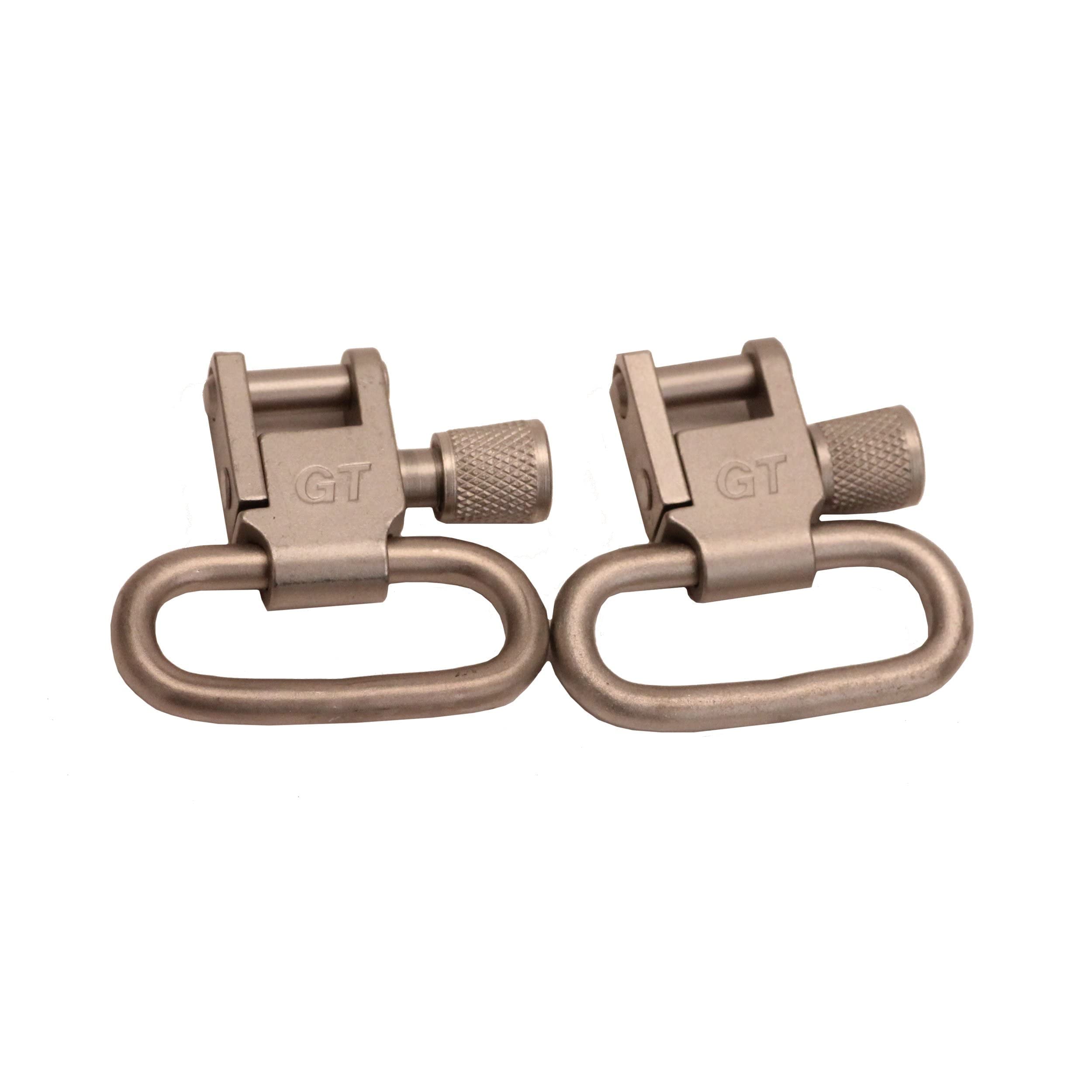 Locking Sling Swivels 1" Pair Nickel Plated