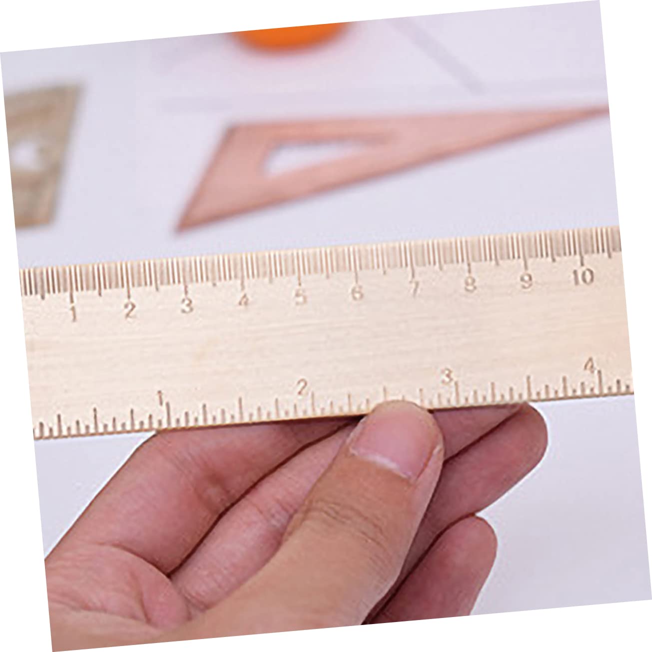 3sätze Messwerkzeug Aus Geometrie Winkelmesser Dreieckslineal Und Gerade Kante Für Zeichnen Und Messen Der Schule Büro