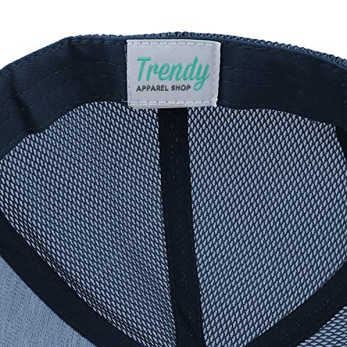 Image of Trendy Apparel Shop Oversize XXL Structured Trucker Mesh Baseball Cap