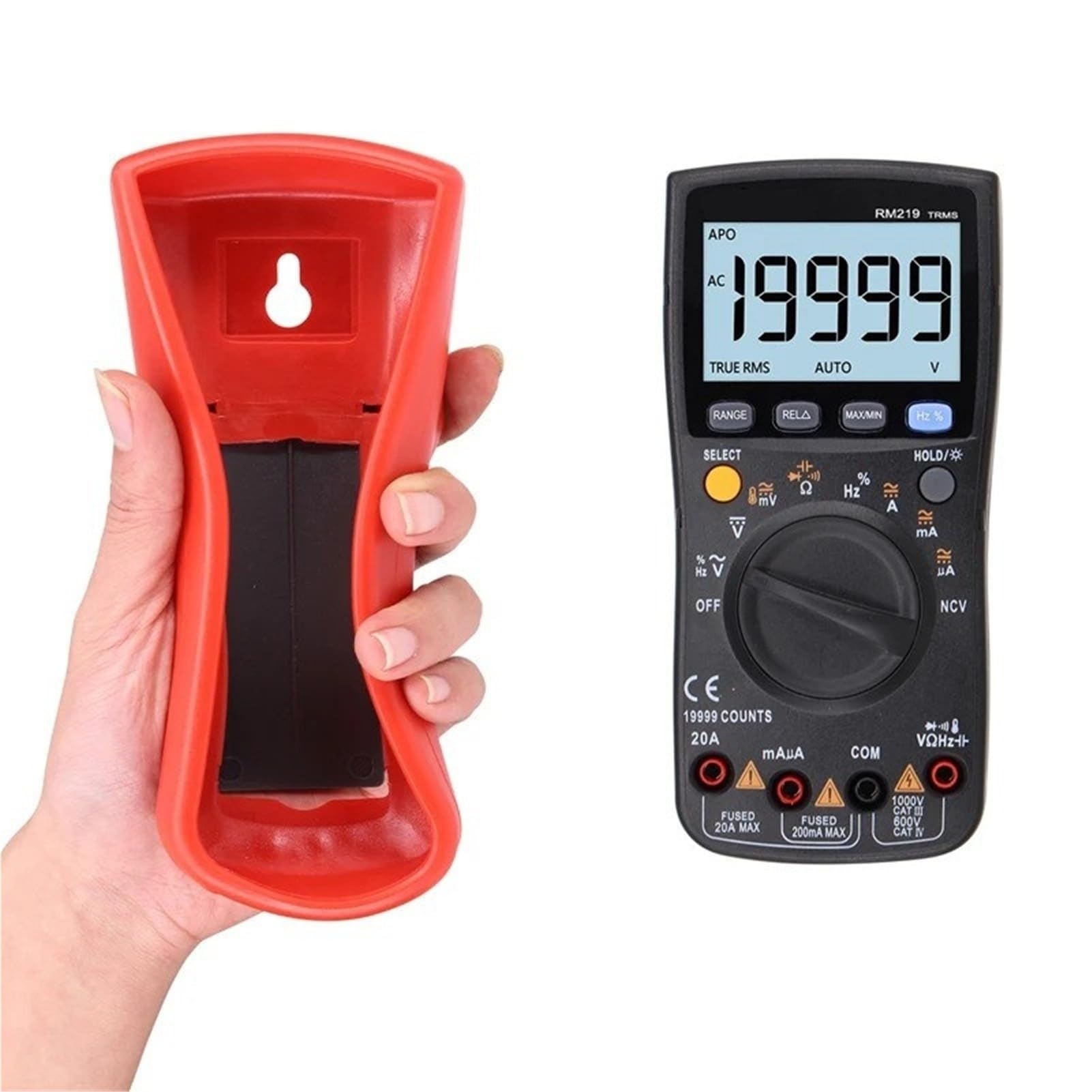 Multimètre numérique RM219 True-RMS 19999 points
