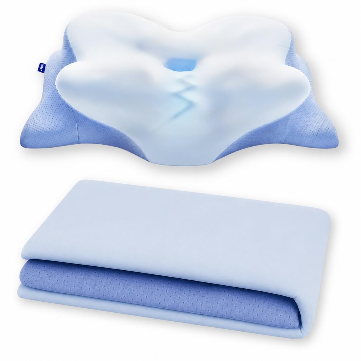 Amazon.com: Derila Ergo Cervical Neck Pillow and Cooling Cover