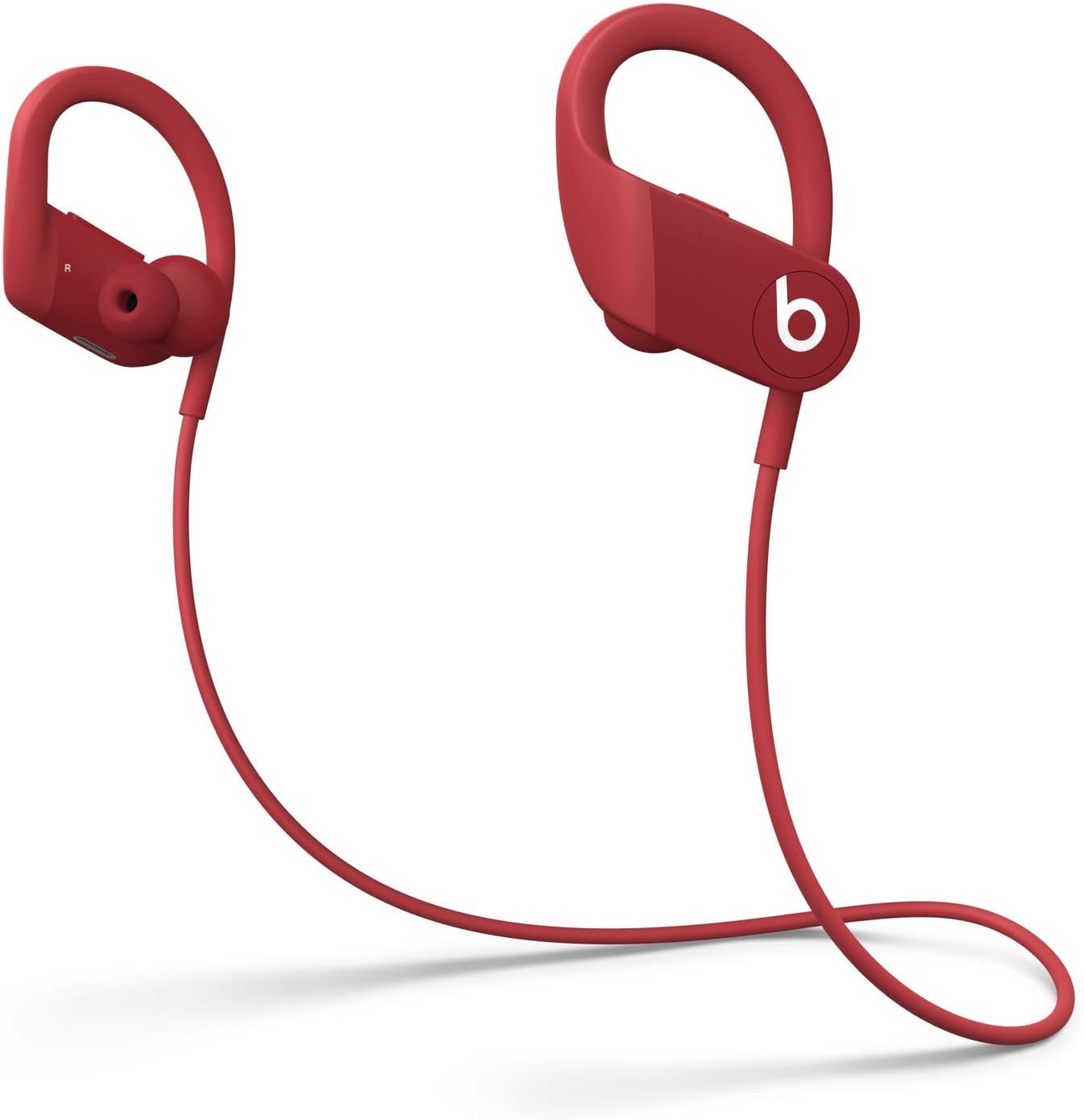 Beats by Dre Powerbeats High-Performance Wireless Earphones - Red - MWNX2LL/A (Renewed)