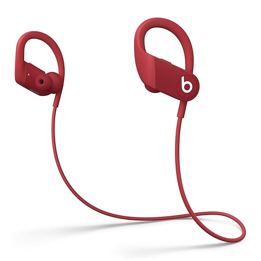 Beats by Dre Powerbeats High-Performance Wireless Earphones - Red - MWNX2LL/A (Renewed)