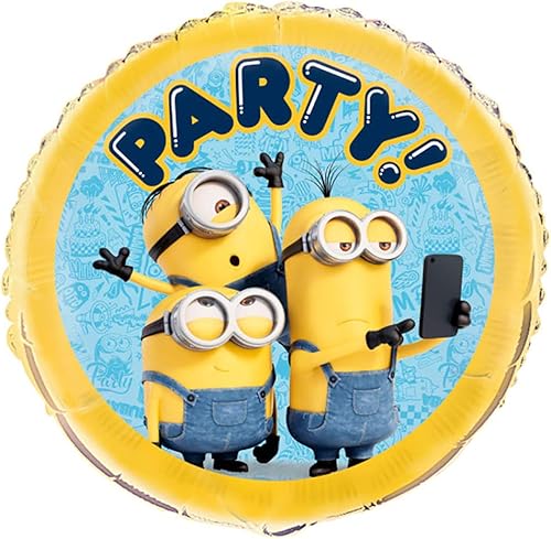 Miniatura 1 de 2 globos de aluminio multicolor Minions a granel (18 pulgadas), 1 unidad, perfecto para celebraciones de niños, cumpleaños y eventos