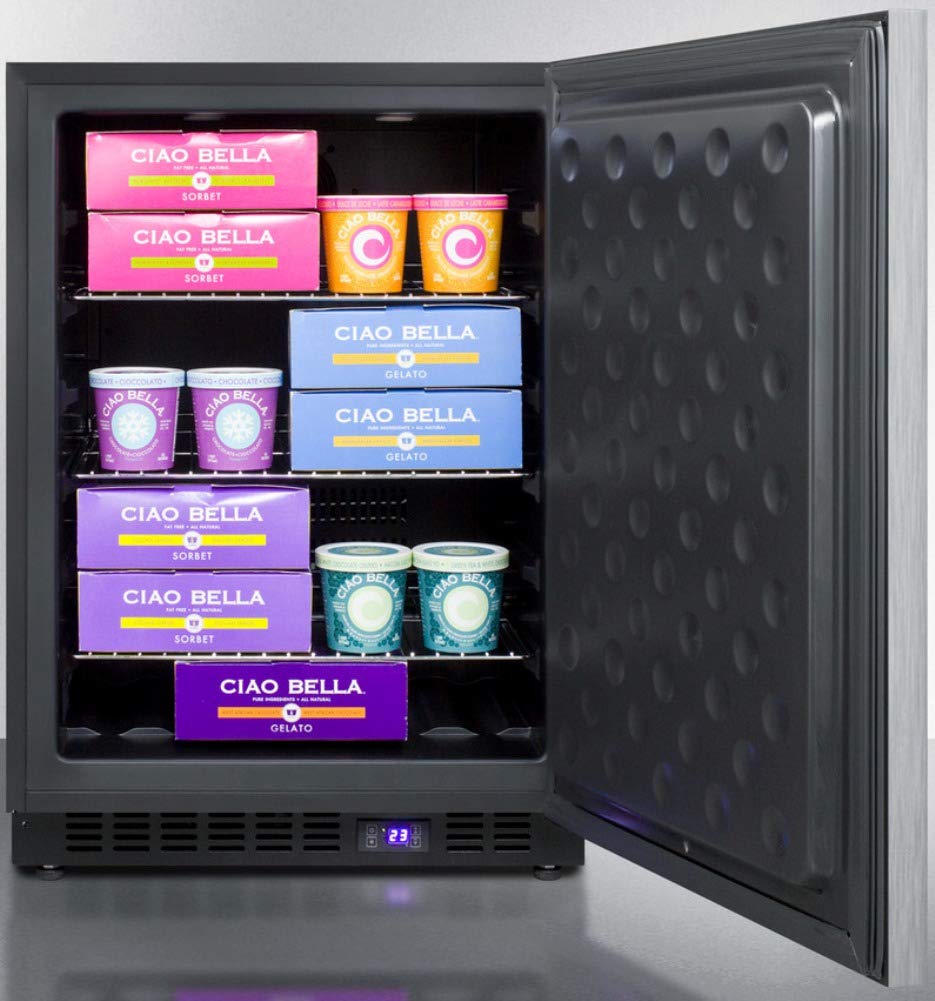 Summit Spff51ossshh Outdoor Undercounter Freezer, Stainless Steel on Fridge.com - View 4