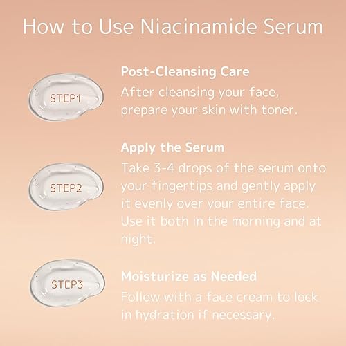 Miniatura 5 de KisoCare Niacinamida 20% + Zinc PCA 4% Suero para rostro ESENCIA NAIAMID 1.0 fl oz