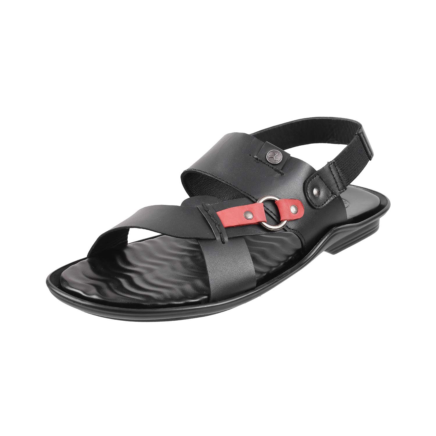 Mochi Men Black Leather Sandals (18-1021-11-45) Size (11 UK/India (45EU)) (B07YNVHRB7) Amazon Price History, Amazon Price Tracker