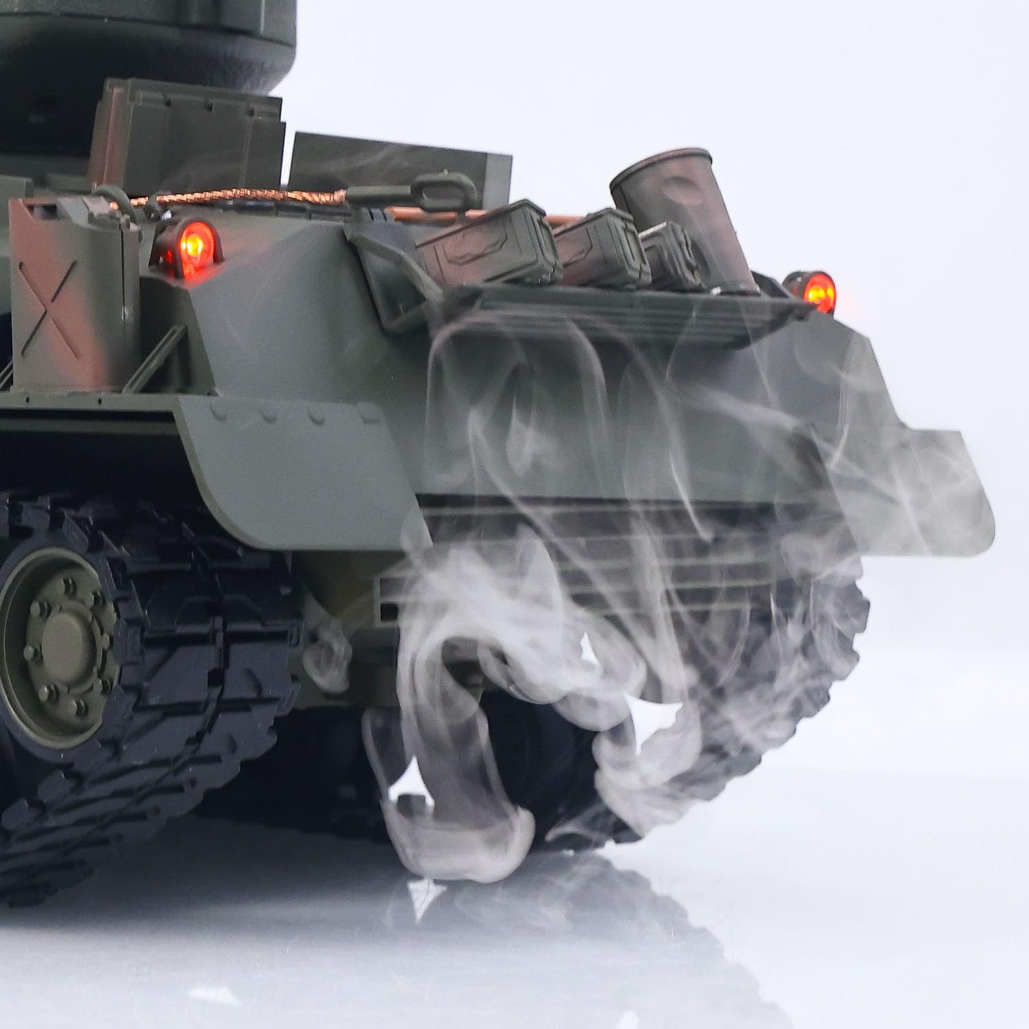 TOUCAN RC HOBBY 1/16 Fernbedienung Tank Sherman M4A3 E8 Fury Edition IR BB Fass Rauche inheit Metall-Fahrgestell Straßen räder 360 Rotation