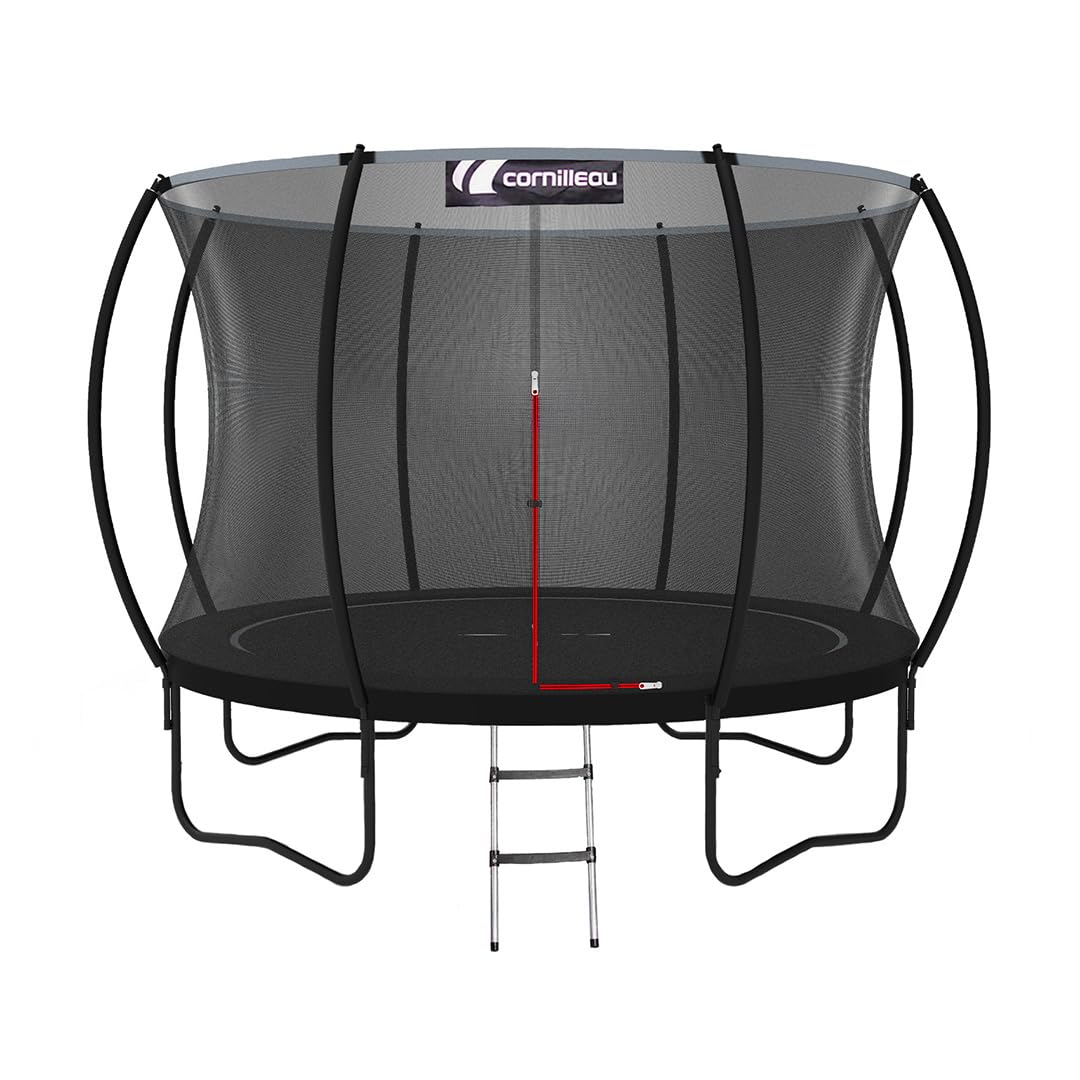 CORNILLEAU Trampoline extérieur sans Ressorts pour Enfants Springcare (305 cm) - Certification De Sécurité Normes TÜV SÜD/GS Trampoline De Jardin