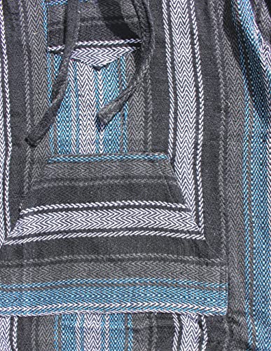 Del Mex Mexican Baja Hoodie Sweatshirt Pullover Jerga Surf Poncho Drug Rug3