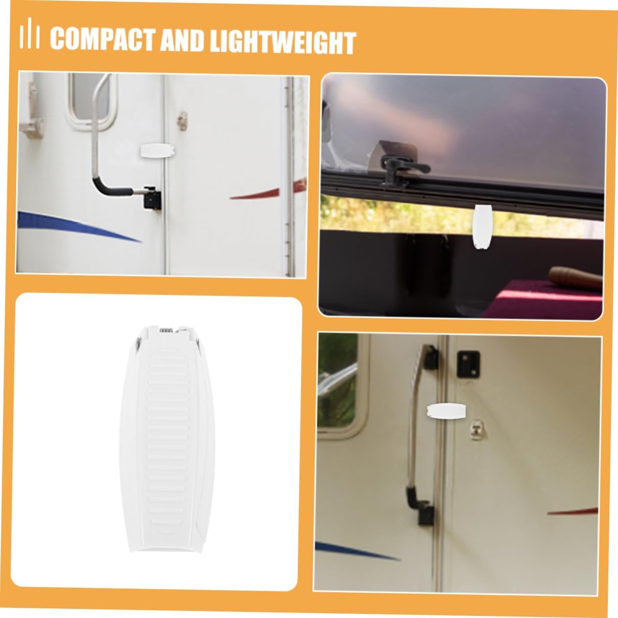 Zerodeko 2pcs Replacement Rv Door Holder Latch Secure Rv Cargo Doors Sturdy Fits Trailers