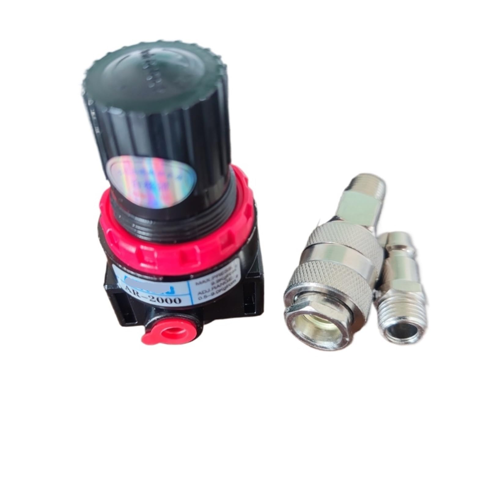 AYNRJKKX AR2000 G1/4 Thread Pneumatic regulating Pressure Valve Flow Control/air Compressor Drain Filter Regulator Switch(AR2000 EUSMPM)