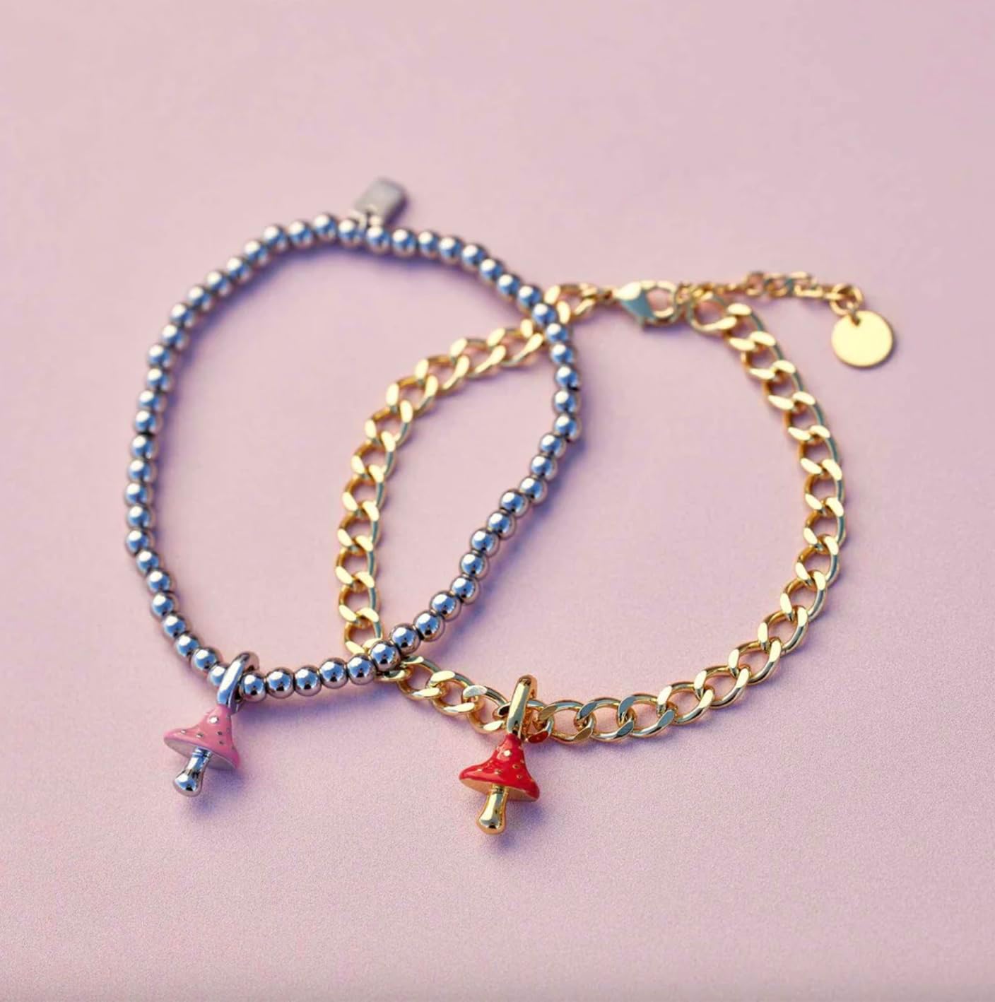 Pura Vida Harper Mushroom Charm Gold Charms for Bracelets & Necklaces - Gold - Image 4