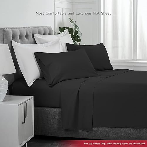 Miniatura 4 de Basic Choice Oeko-Tex - Paquete de 3 sábanas encimeras transpirables, resistentes a las arrugas y a la decoloración, estándar 100 por Oeko-Tex,