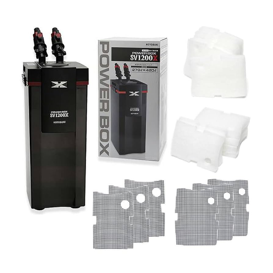 KOTOBUKI パワーボックス SV1200X 水槽用 外部フィルター コトブキ パワーボックス 水槽用外部フィルター 4972814531987 1