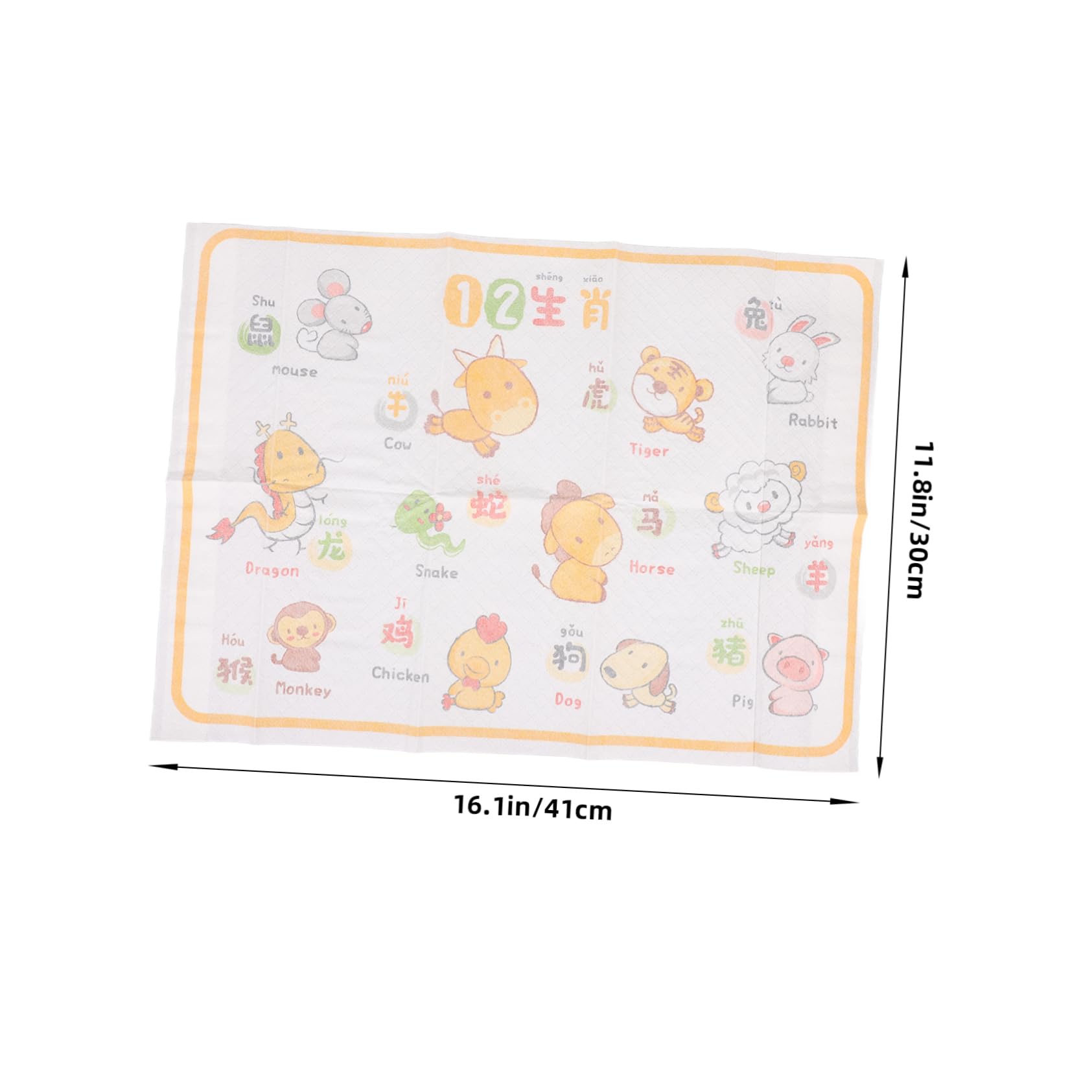 FUNOMOCYA 10pcs Disposable Placemats for Toddlers Oil-Proof Table Mats Food Mat for Boys and Girls Outdoor Travel Dining