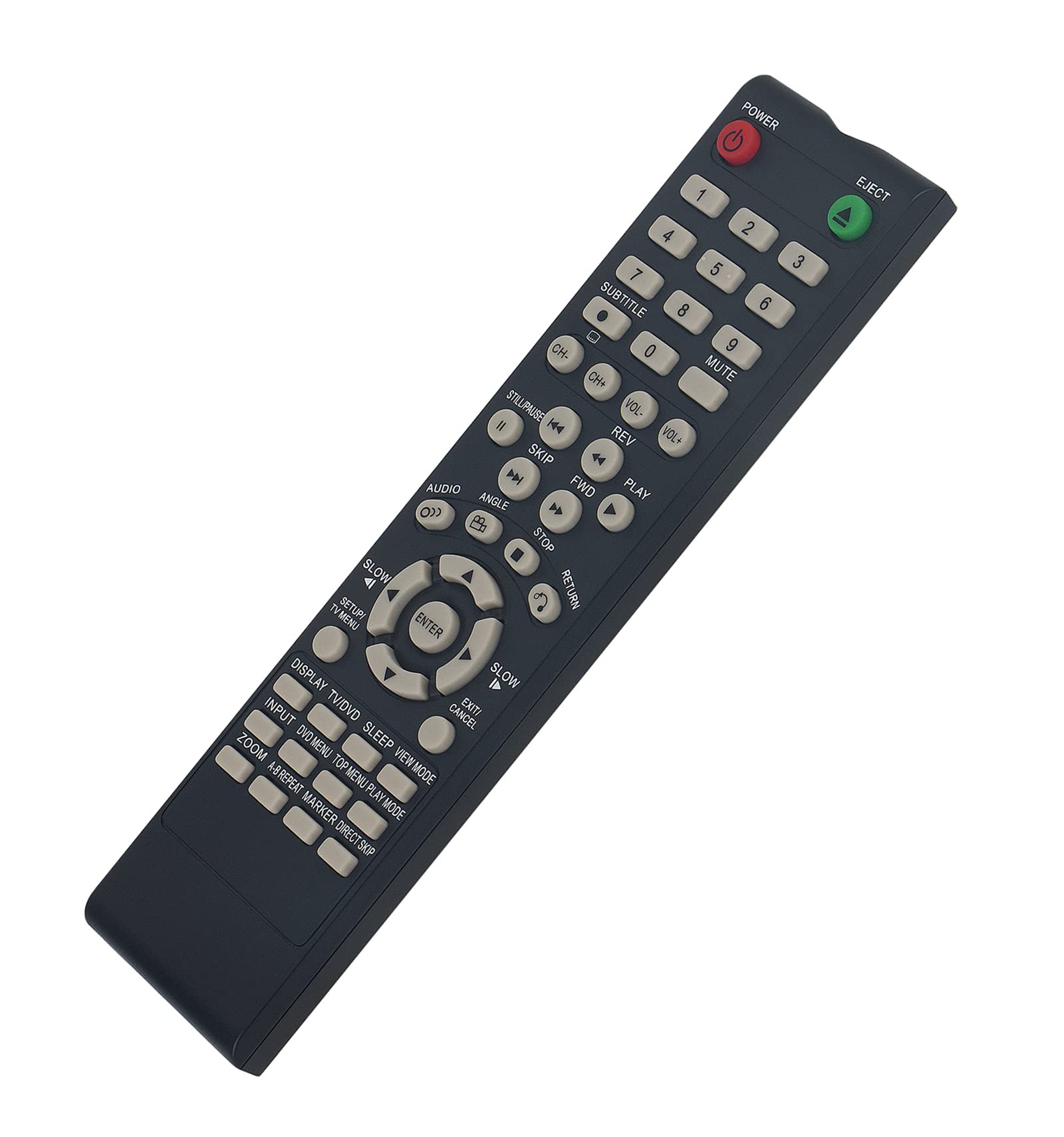 VINABTY RC3902 Telecomando di ricambio per Polaroid P32LED13 TV per SHARP TV LC22D12E LC32D12E LC40F22E per BUSH DLED32165HD per HITACHI L46VN05U 19H8L02U 22H8L03U L42VK06U per JMB JT0132001B/01