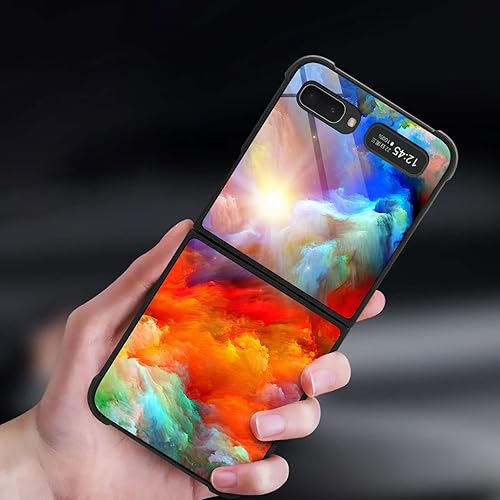 Miniatura 5 de CARLOCA Funda compatible con Samsung Galaxy Z Flip 5G, diseño gráfico de identidad, a prueba de golpes, antiarañazos, de acrílico duro para Samsung