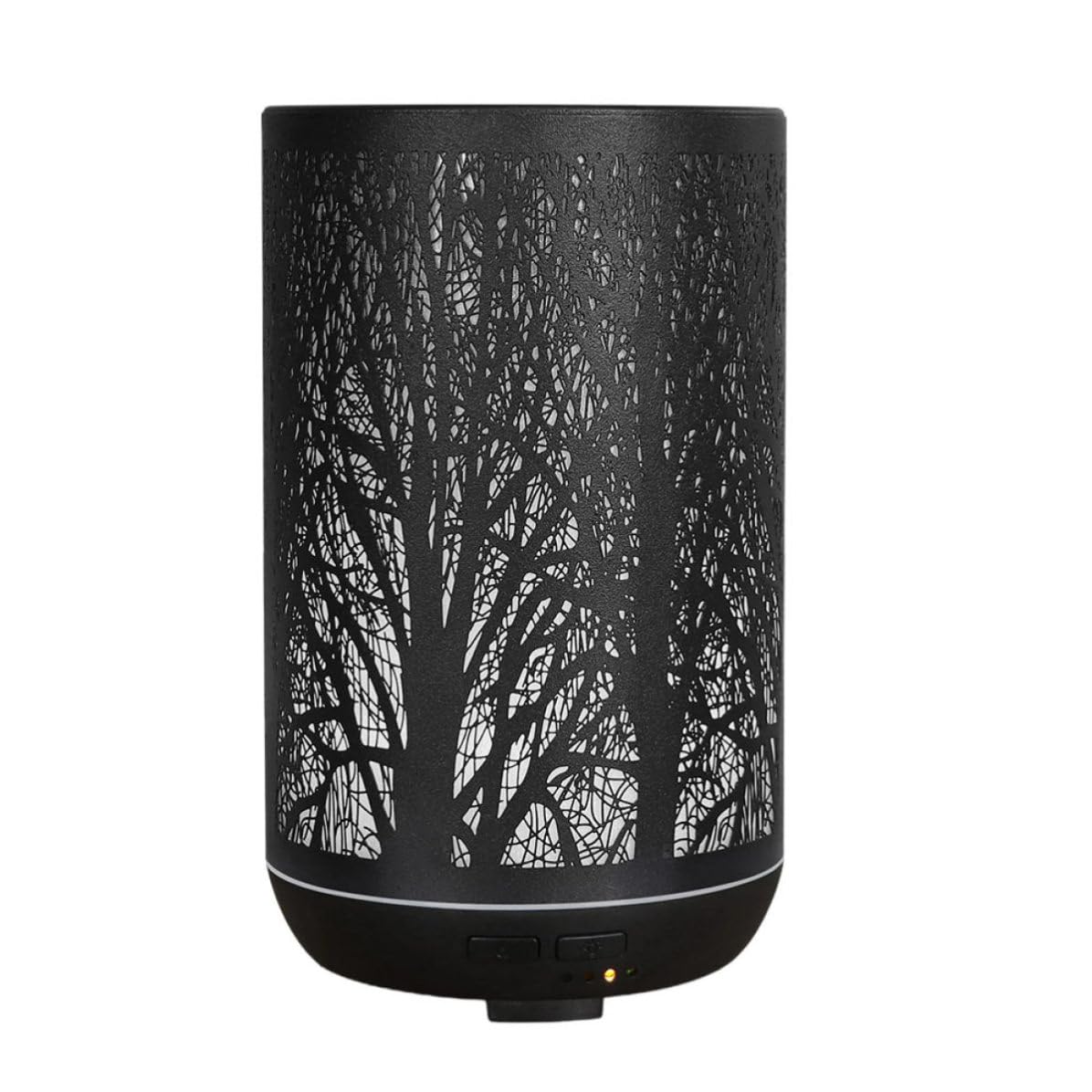 Diffusore di Aromi per e Umidificatore da 300ml in Ferro Nero Protezione Antispreco e Funzionamento Silenzioso Studio e Biblioteca