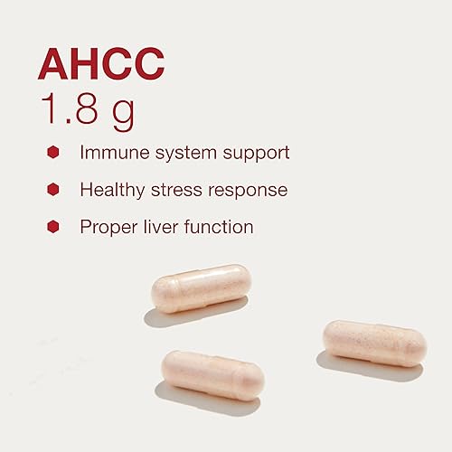 Miniatura 4 de Protocol AHCC 600 mg - Suplemento de apoyo hepático e inmunológico con beta-glucano* - Puede ayudar a la salud celular y el estrés* - Vegano, sin