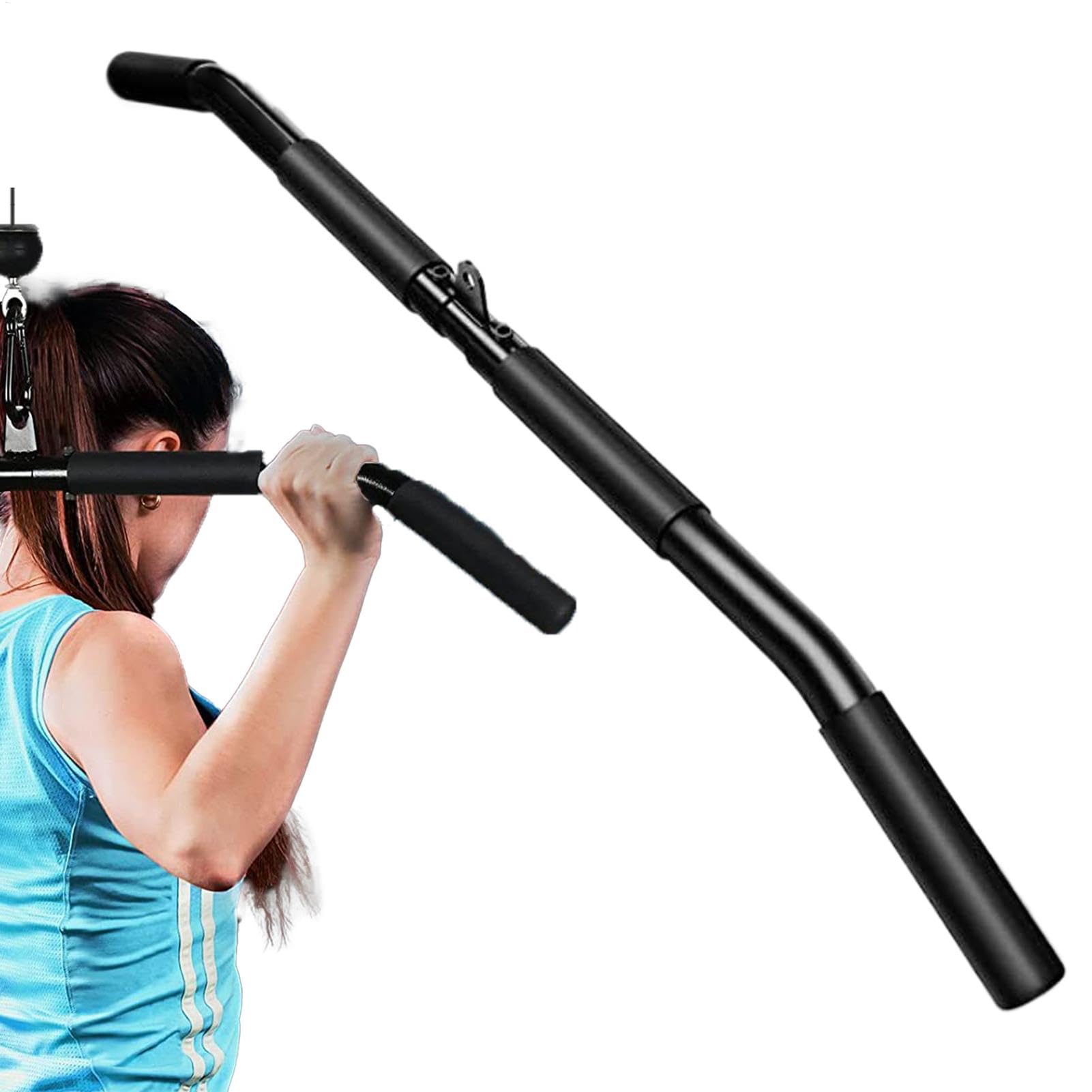 Triceps Pull Down – mocowanie, Lat -Pulldown Załącznik Non-Slip 31 in Tricep | Części maszyn do ćwiczeń i akcesoria do tricepsów, curl, treningu oporowego