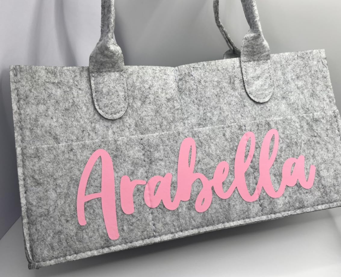 All About The Print PERSONALISED Baby nursery organiser nappy diaper shower holder bag storage boys girls gift carrier
