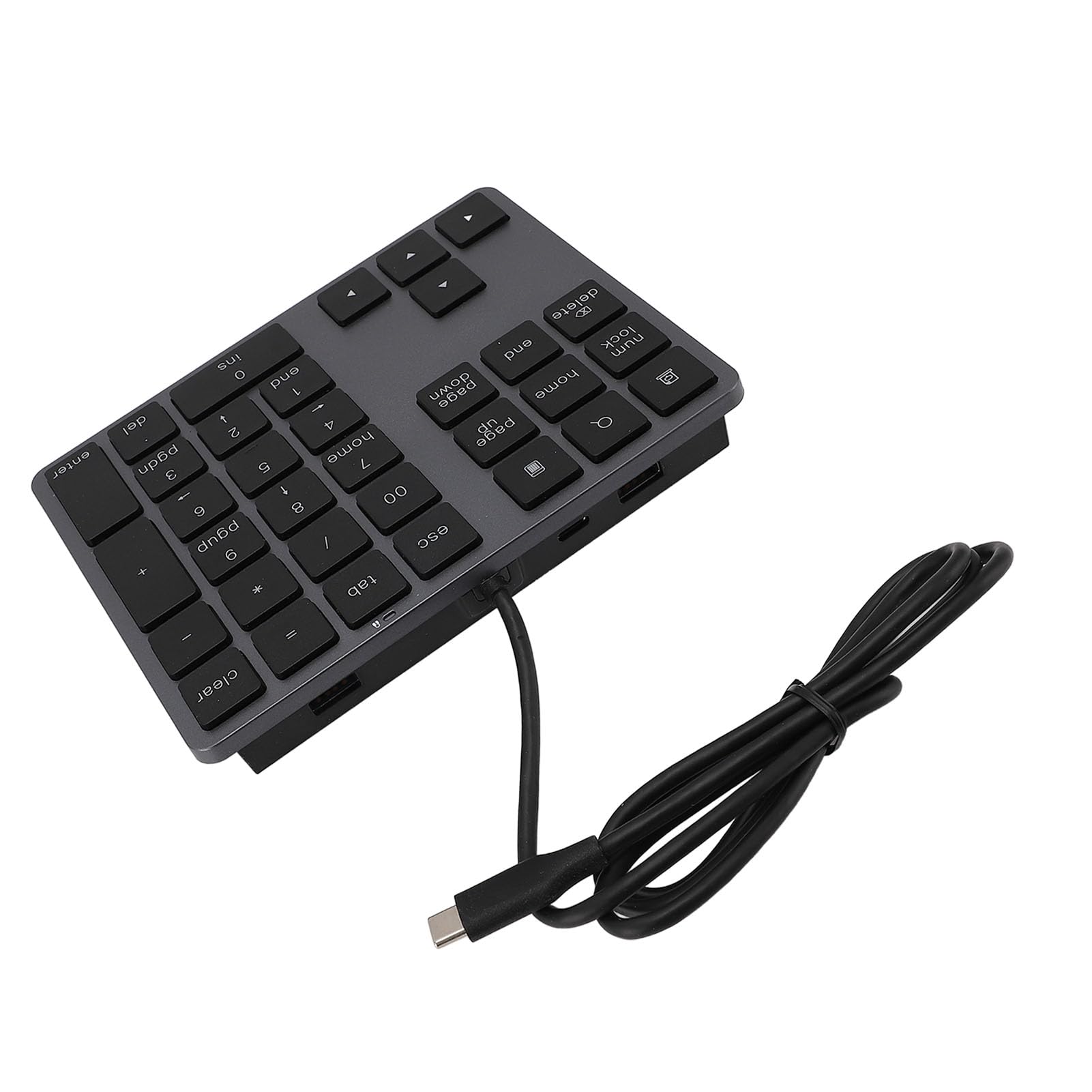 Tastierino Numerico Cablato Tastiera Esterna Sottile per Laptop e PC Desktop 34 Tasti Hub di Input Dati Efficiente USB C