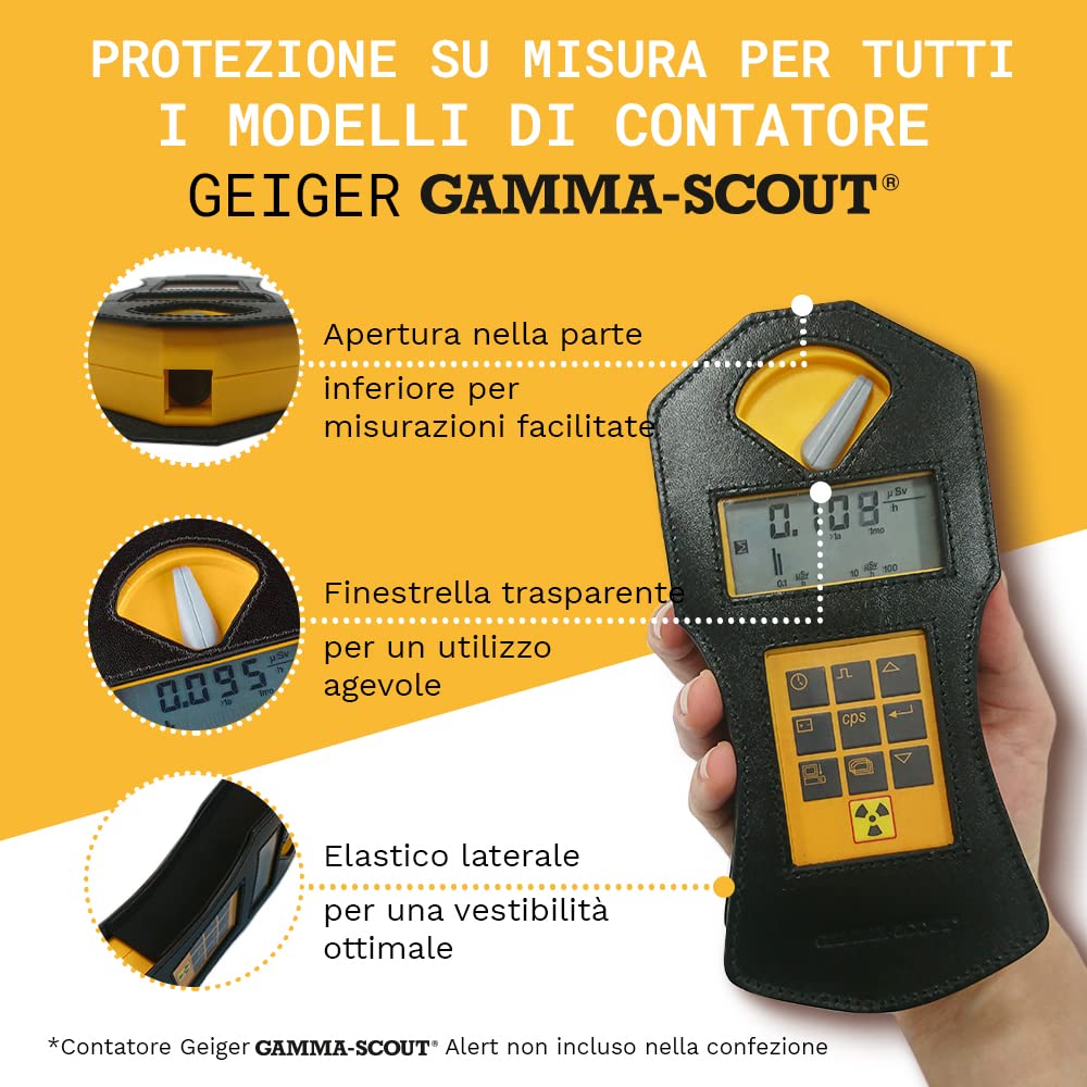 Contatore Geiger Gamma-Scout Ricaricabile - Misuratore Radiazioni Con USB E Software