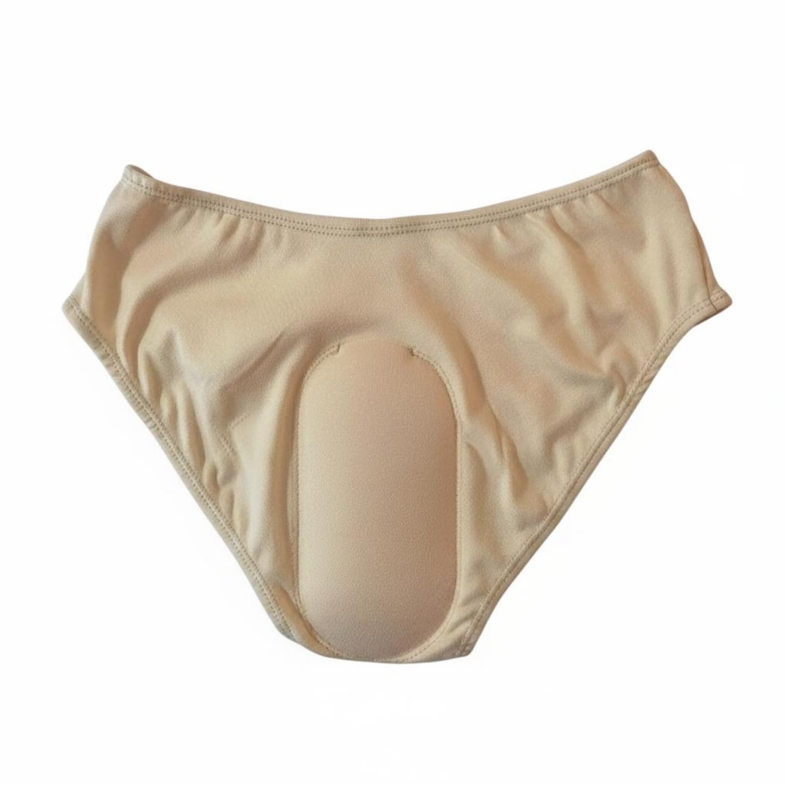 BNF® Stretch Material Silicone Padded Shorts Elastic Waistband Padded Shorts Brief Cut Hip Pads Leg Openings for Skiing, Skating, XL, Tailbone Guard Pants-image-10