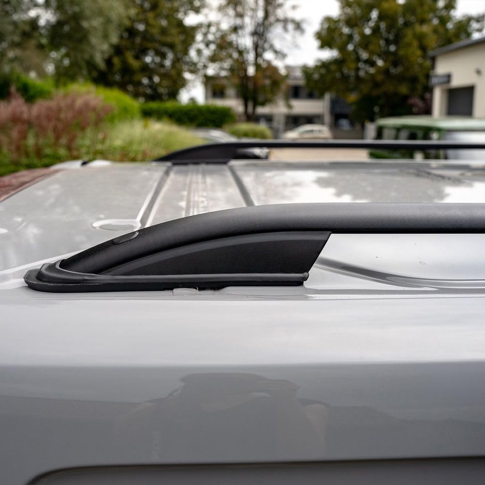 CHROMEMASTER | Barre da Tetto, Rail Tetto Compatibile con Suzuki Jimny 1998-2018; Sono Utilizzate per il Montaggio di Portapacchi, Box da Tetto o Portabiciclette | Costruzione in Alluminio