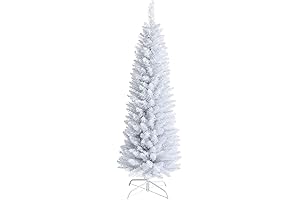 Goplus 5FT Pencil Christmas Tree: Festive Flair for Space-Savvy Decor