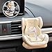 Labubu Compatible Car Safety Seat Model – OB11 Doll Display Stand for Vehicle or Desktop Decoration, Collectible Toy Accessories (Pink&Blue)
