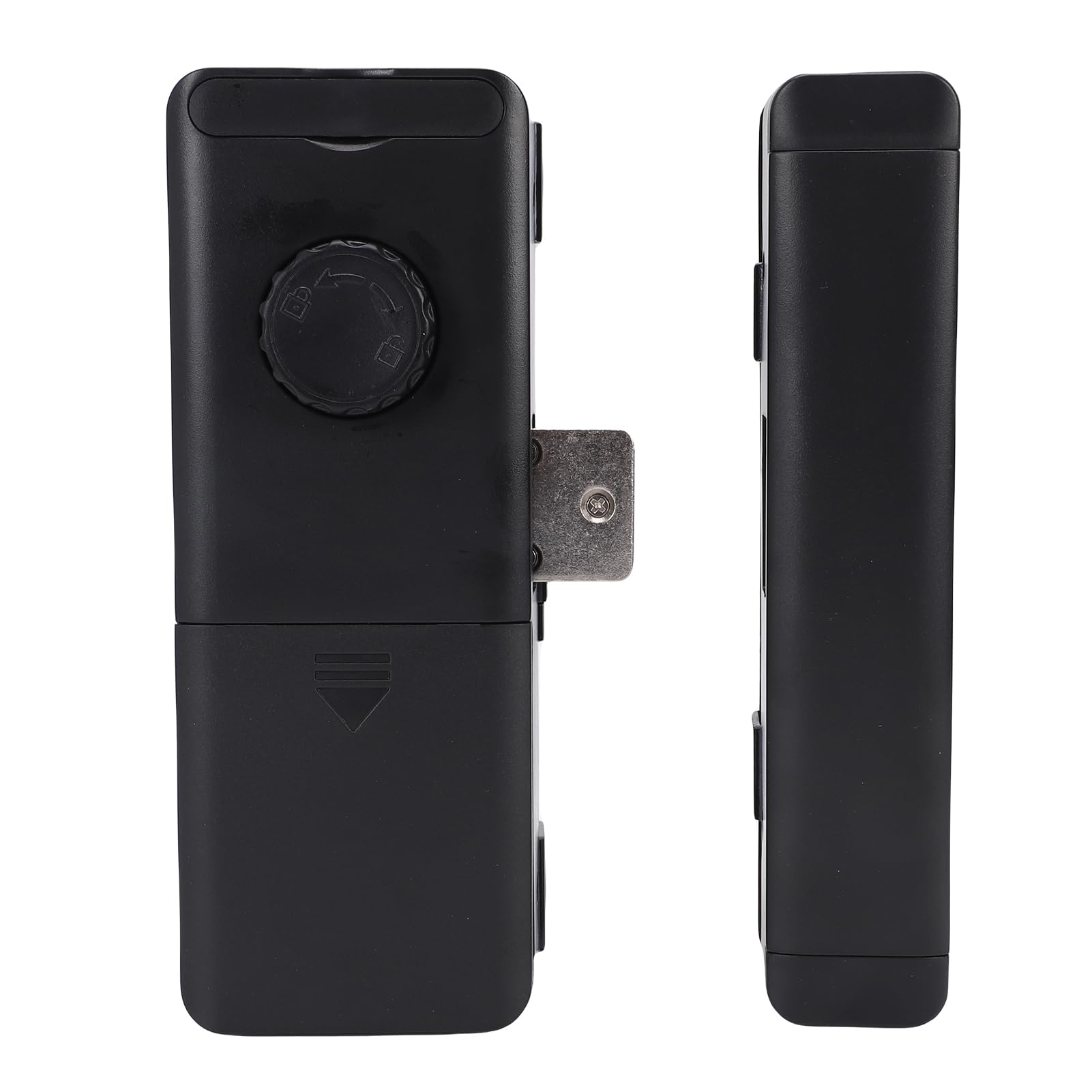 Smart Lock WiFi con Chiusura a Doppio Gancio, Inserimento Scheda IC con Password, Chiave Temporanea, per Sicurezza Domestica, 100 Impronte Digitali