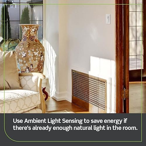 Miniatura 7 de Leviton Decora - Interruptor inteligente de atenuación con detección de movimiento, Wi-Fi de 2 generación, requiere cable neutro, funciona con My