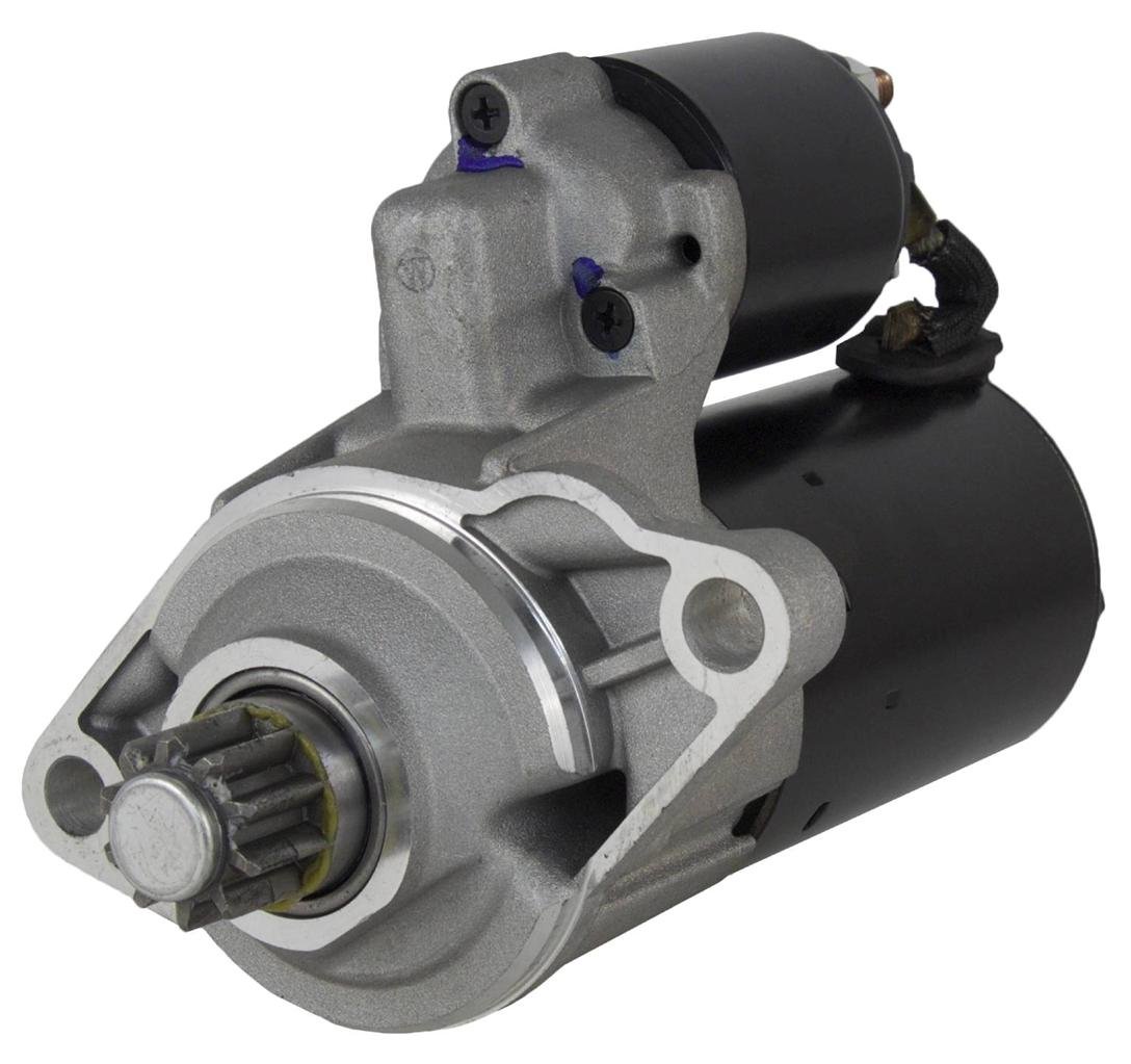 RAREELECTRICAL 12V 1.0Kw Pmgr Starter Compatible with 2006-2014 Audi A3 2.0L Tfsi Tt Quattro 2008-2010 Vw GTI Jetta Eos 2.0L Dsg Auto CCW 10-Tooth 4-Cyl Replaces 02E911023j 0001121412