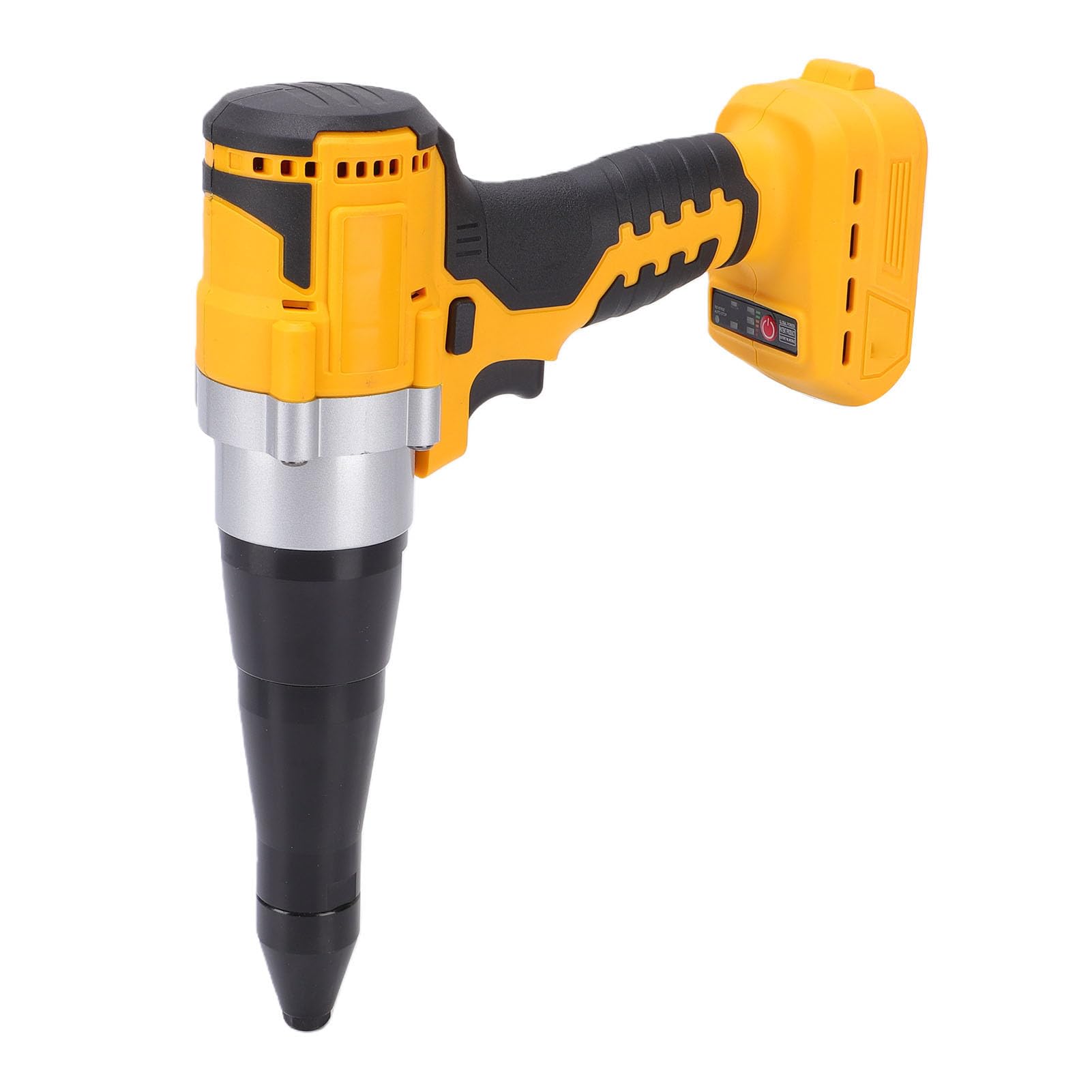 FTVOGUE Pistola per Rivetti a Batteria, Kit di Utensili Elettrici Senza Spazzole con Luce LED, di Trazione da 2248 a 2698 Libbre per Appassionati e Professionisti del Fai da Te