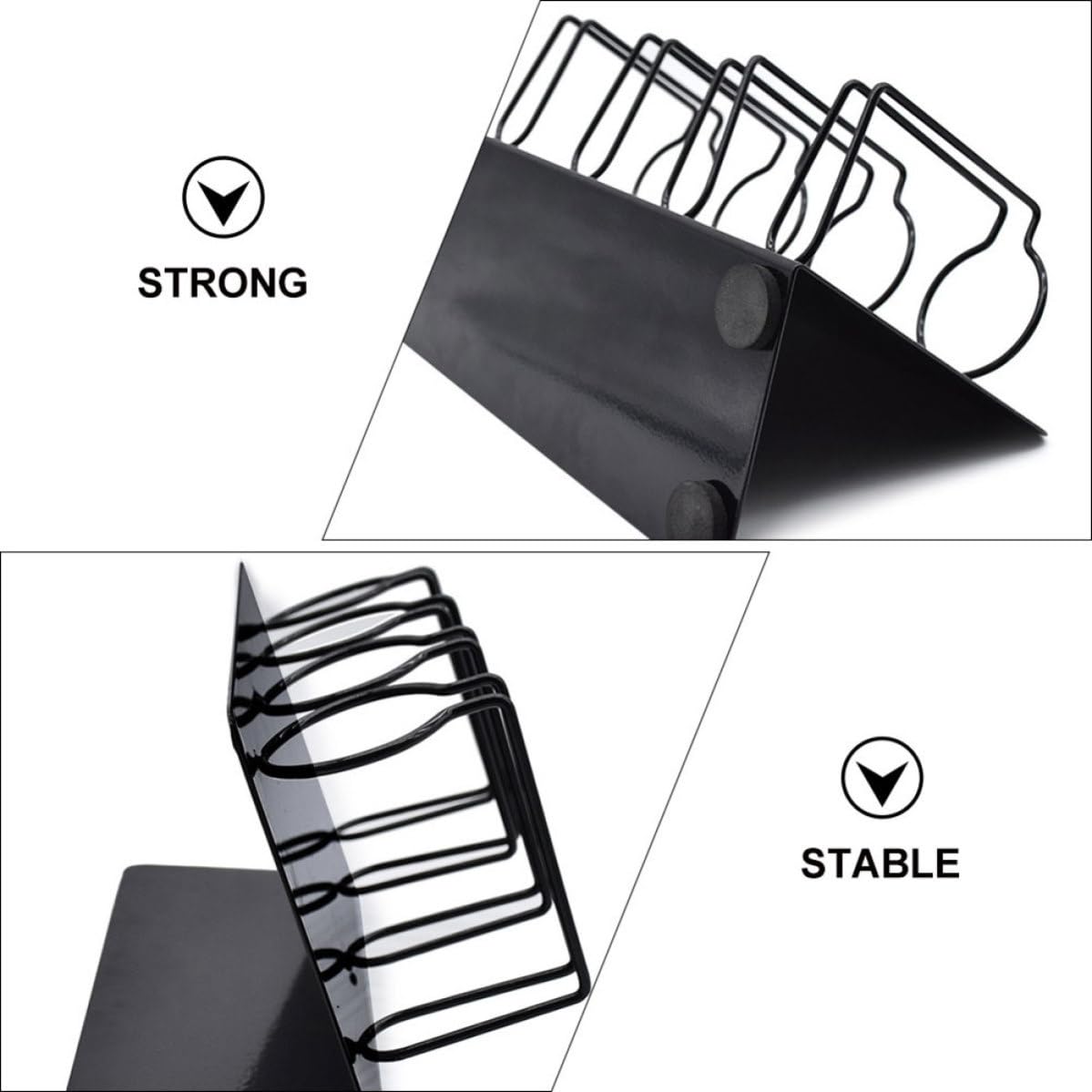 Soporte para Secador de Pelo y Cortadora de Cabello de Acero Inoxidable