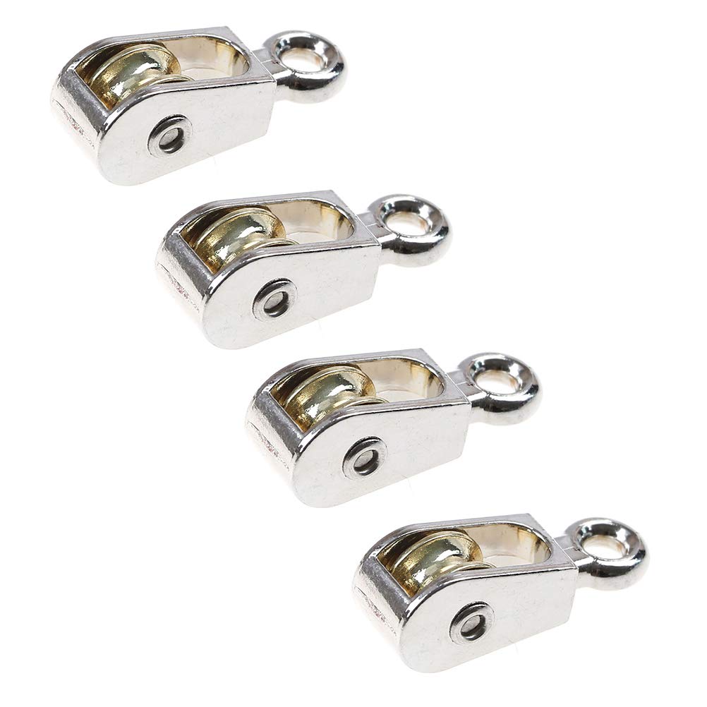 Buy WONDS 4Pcs Bearing Pulley Fixed Pulley Crown Block and Tackle