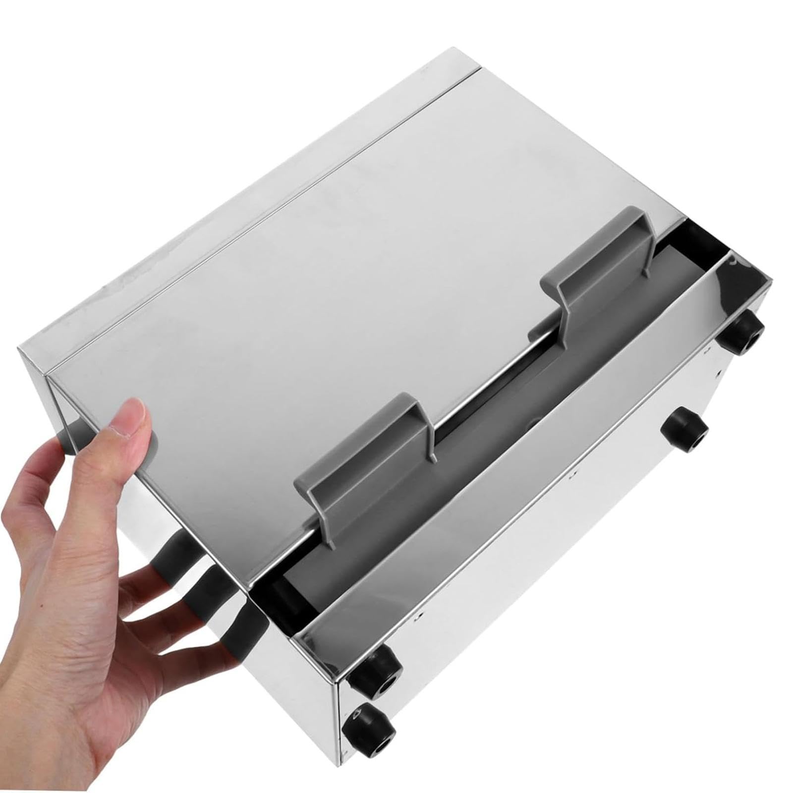 Milageto Strohhalmspender aus Edelstahl, Bleistiftspenderhalter, platzsparende, Wiederverwendbare Strohhalm-Aufbewahrungsbox für Esszimmer im Restaurant