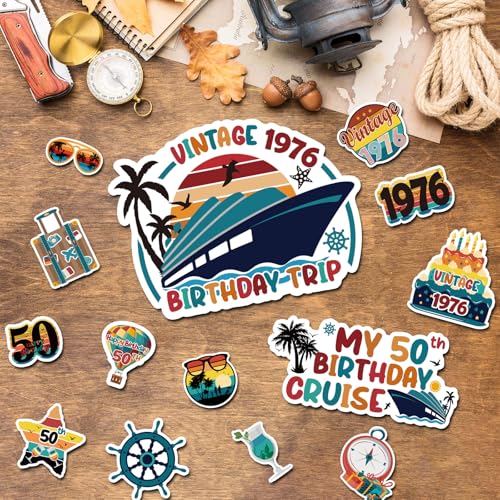 Imanes decorativos para puerta cumpleaños 50 años miniatura 3