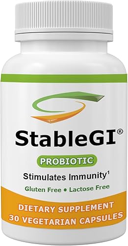 Suplemento probiótico - Suplemento Saccharomyces Boulardii para todas las edades - Fácil de tragar - Cápsulas vegetarianas - Apoya el sistema
