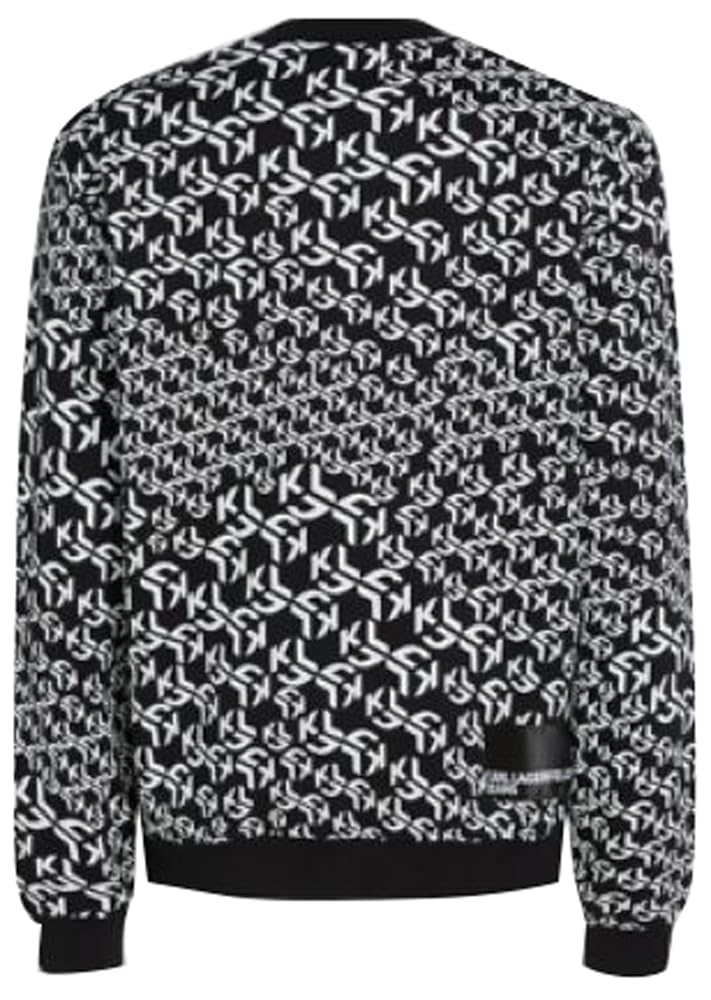 KARL LAGERFELD JEANS, Men's, Regular Monogram Sweat, Regular Fit, Multicolor, XXL