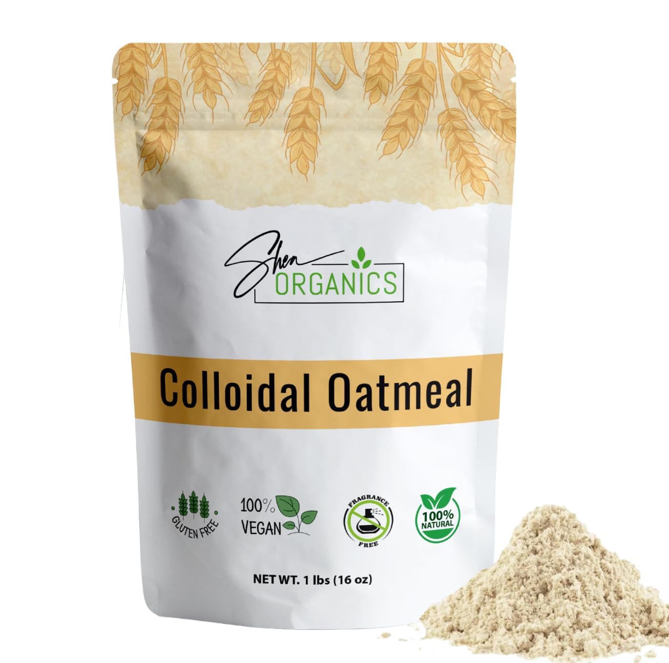 Colloidal Oatmeal | Oatmeal Bath | Soap Making | Bulk Oatmeal Powder | - 16 OZ