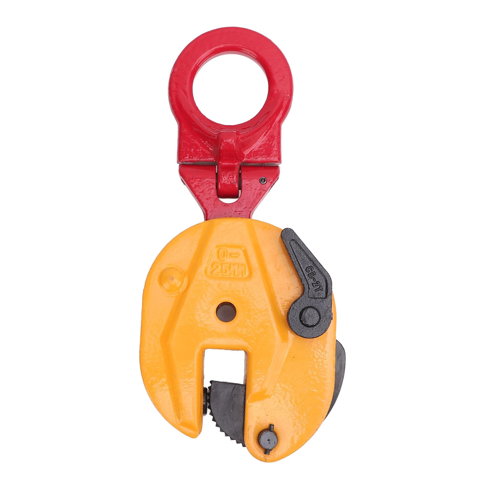 Vertical Plate Lifting Clamp 4400lbs Alloy Steel 0-1in Jaw Opening for Lifting and Transporting Constructed from Low Carbon Steel Suitable for Industry Crane Home Business