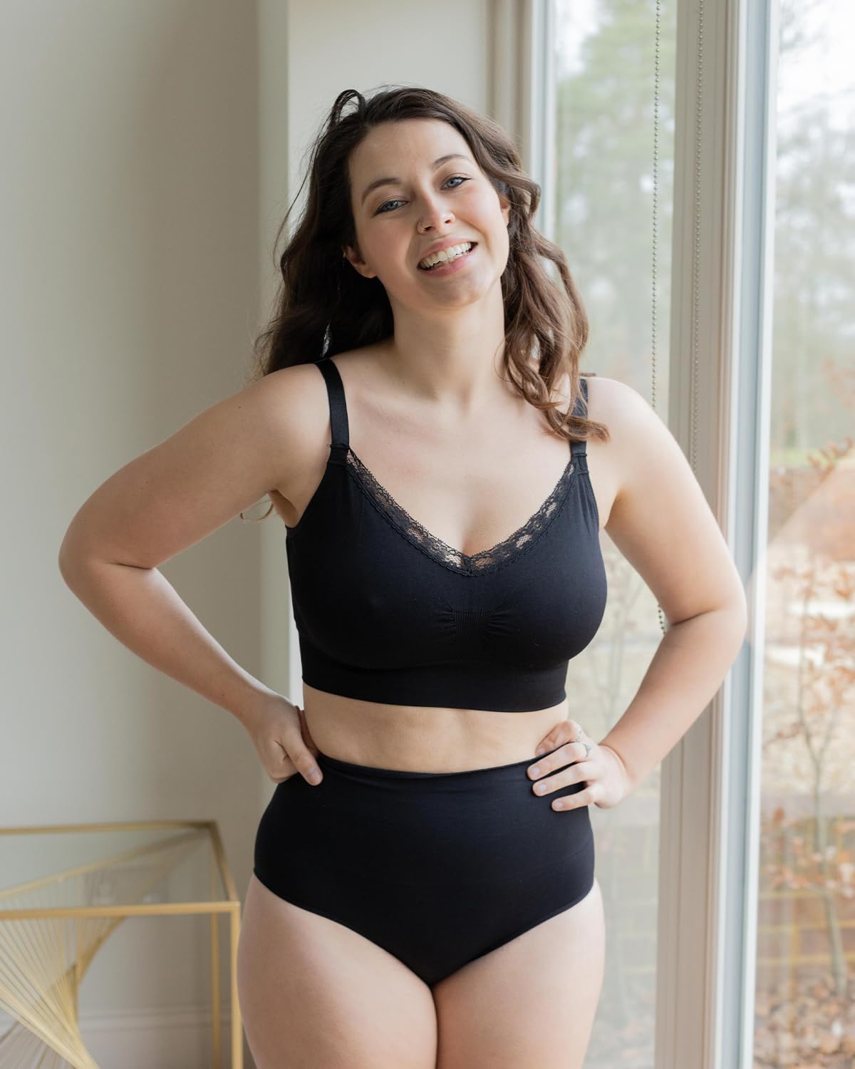 Coobie Lace V-Neck Bra for Women - Image 8