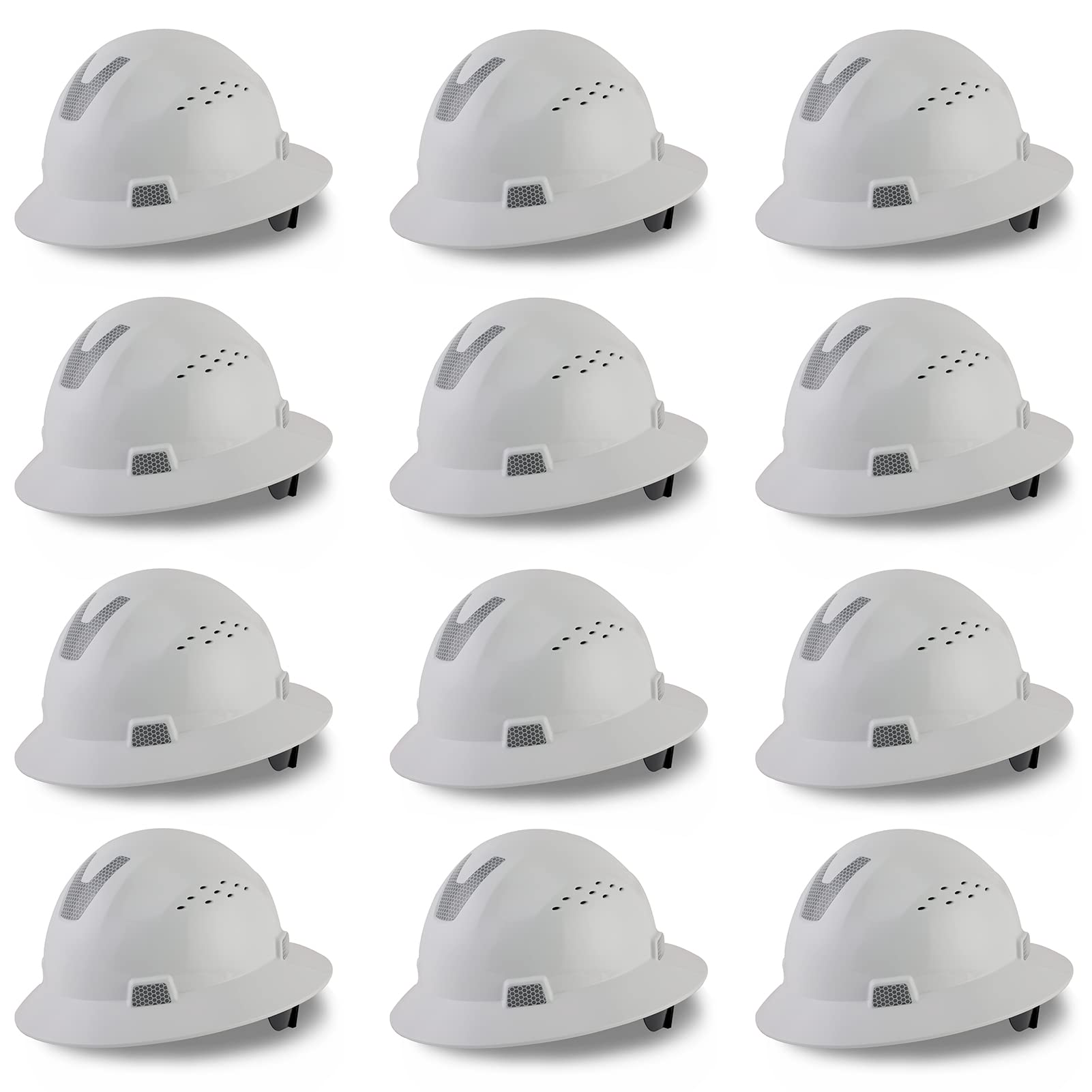 Buy LOHASTAR Full Brim Hard Hat Safety Helmet Vented ANSI Z89.1
