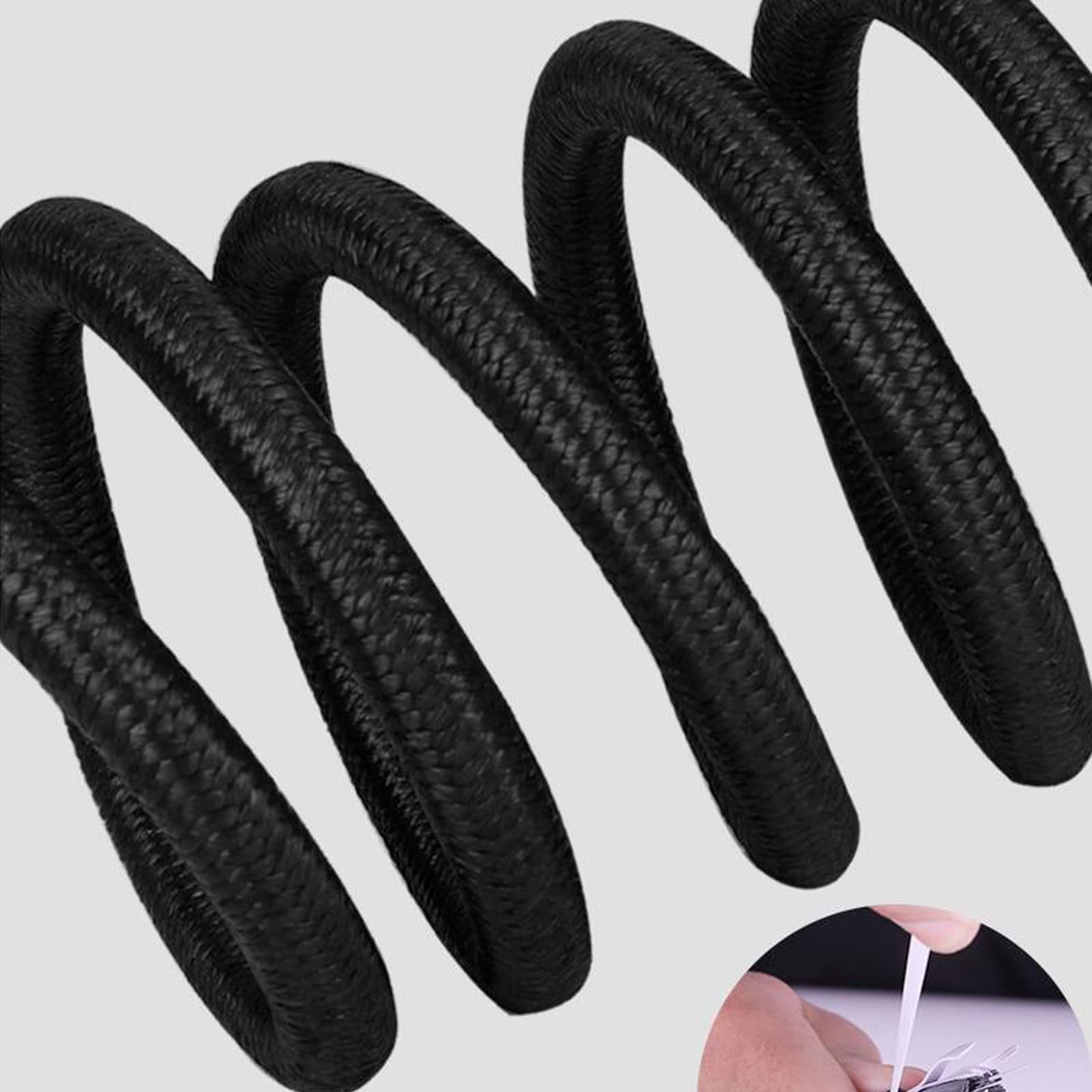 Lot de 4 tendeurs élastiques très résistants - Multi-usage - Pour sangles de bagage