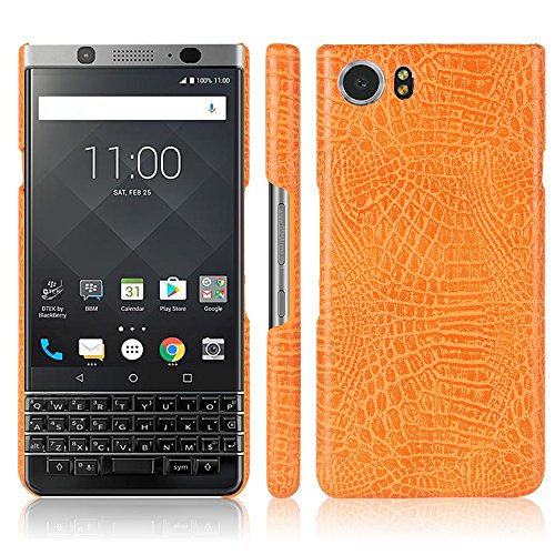 PU Leather, Seamless Luxury Classic Crocodile Skin Pattern [Ultra Slim] PU Leather Anti-Scratch Protective Hard Case Cover for BlackBerry KEYone/Mercury / DTEK70 Phone case, Protective Cover