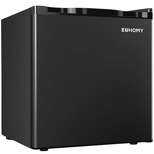 EUHOMY Mini Fridge 1.7 Cu. Ft.